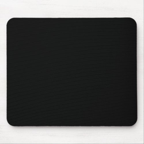 Solid Black  Top and Bottom Mouse Pad