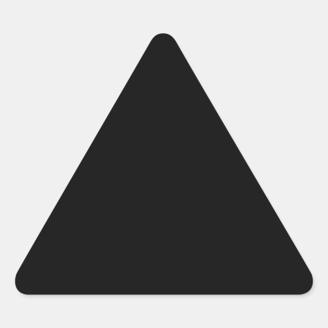 Solid Black Triangle Sticker (Front)