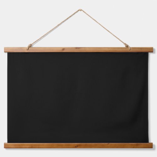 Solid Black WFH background screen backdrop Hanging Tapestry