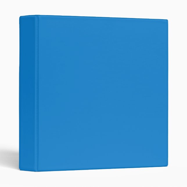 Solid blue 1 inch binder (Front/Spine)