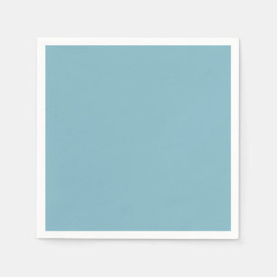 Solid Blue Pastel Tone Minimalist Professional Napkins