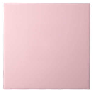 Solid Blush Pink Ceramic Tile