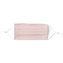 Solid Blush Pink Color Adult Cloth Face Mask