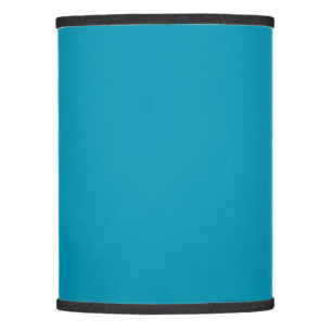 Solid bondi teal blue lamp shade