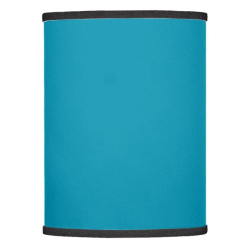 Solid bondi teal blue lamp shade