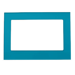 Solid bondi teal blue magnetic frame