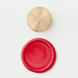 Solid Brass Wax Stamper with Red Wax Beads