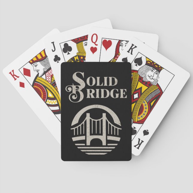 SOLID BRIDGE POKER CARDS (Back)