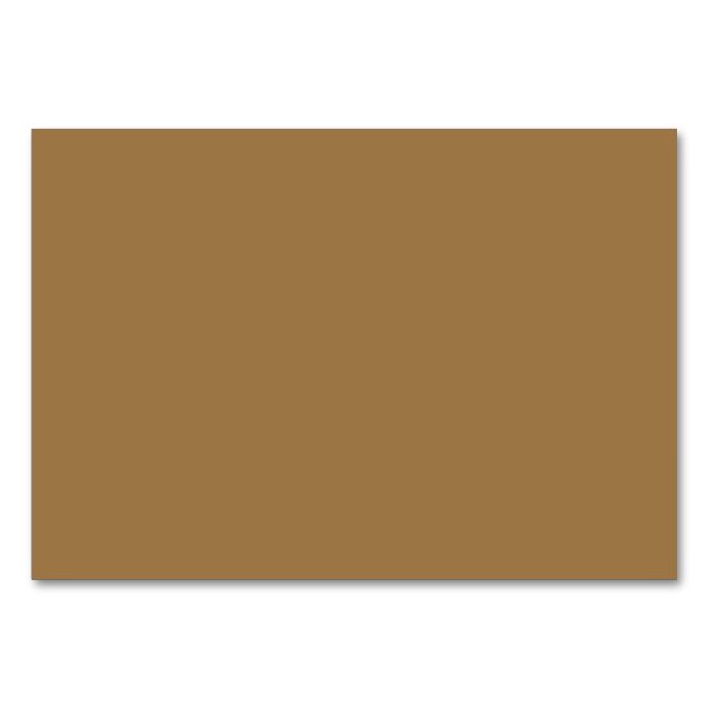 Solid Bright Gold color Table Number (Front)