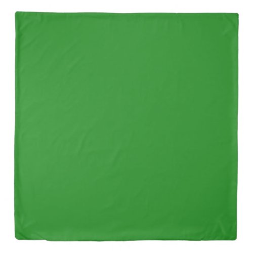 Solid bright green duvet cover