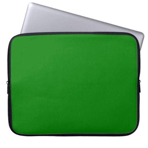 Solid bright green laptop sleeve