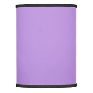 Solid bright lavender lamp shade