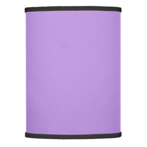 Solid bright lavender lamp shade