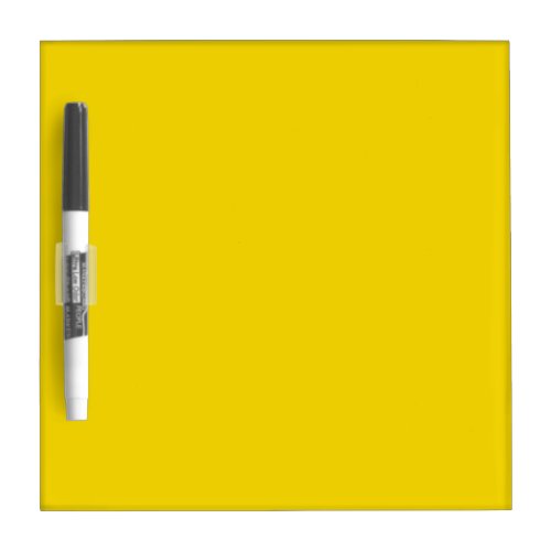 Solid bright lightning yellow dry erase board
