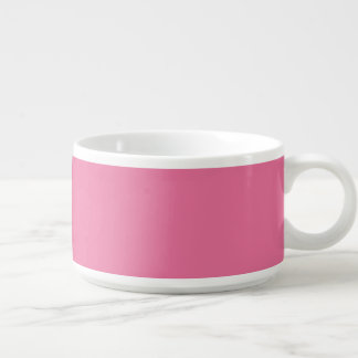 Solid Bright Rose Pink Chili Bowl