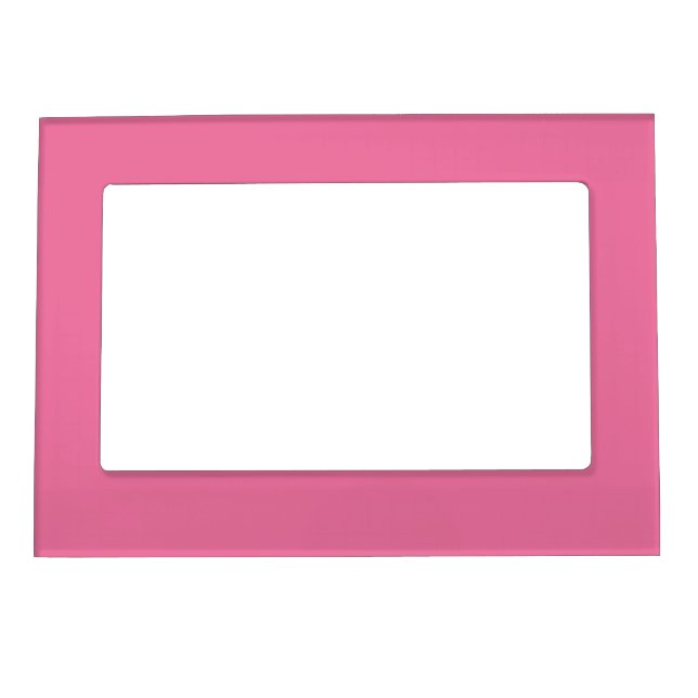 Solid Bright Rose Pink Magnetic Frame (Front)