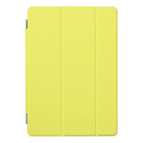 Solid bright sweet lemon yellow iPad pro cover