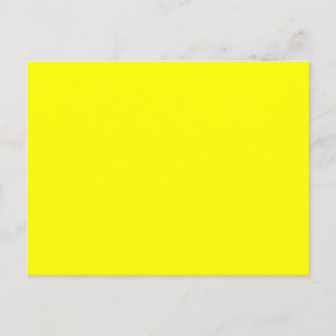 Plain Yellow Background Postcards - No Minimum Quantity | Zazzle