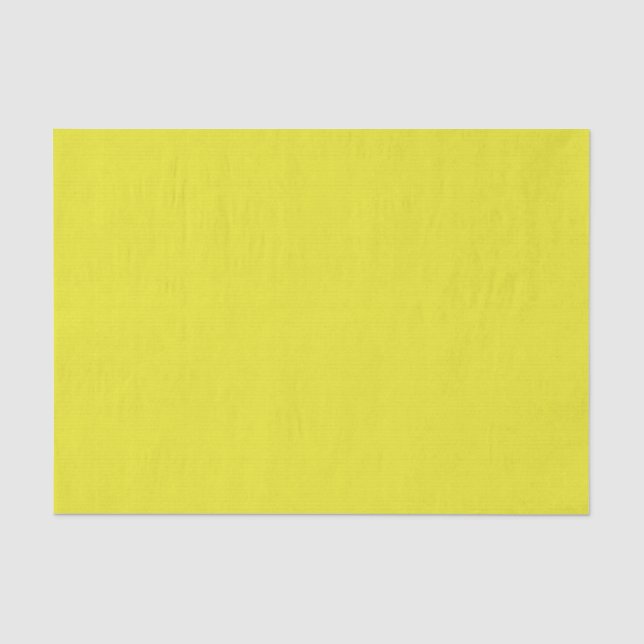 SOLID BRIGHT YELLOW TISSUE PAPER (Front)