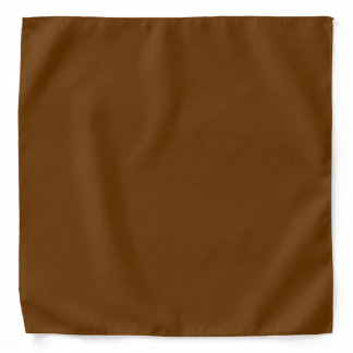 Solid Brown Bandana