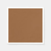 Solid brown color napkins