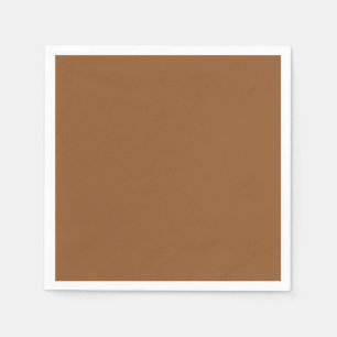 Solid brown color napkins