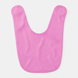 Solid Bubblegum Pink Baby Bib