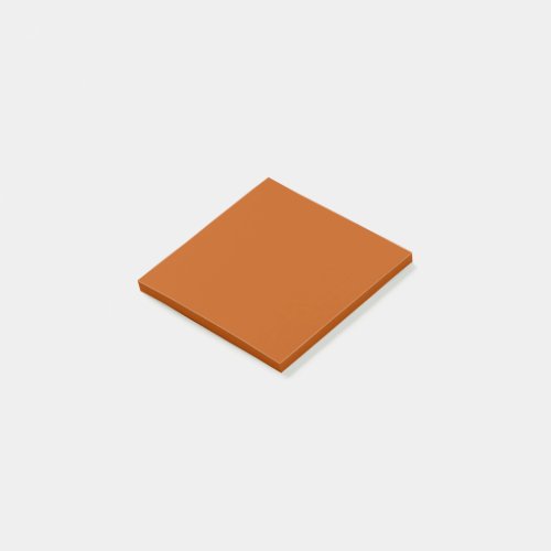 Solid Burnt Orange Color  Hex BE4D00 Post_it Notes