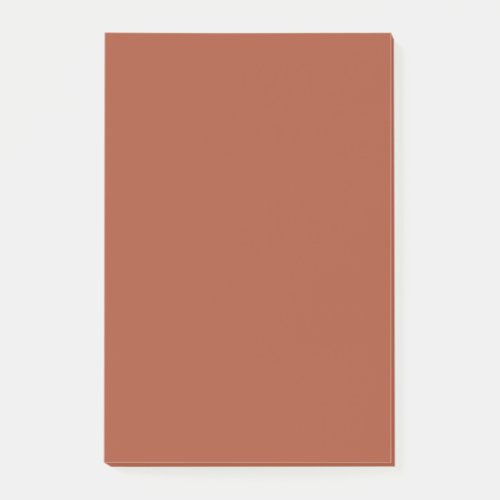 Solid Burnt Orange  Post_it Notes