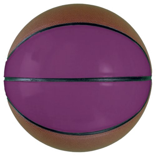 Solid byzantine plum purple basketball