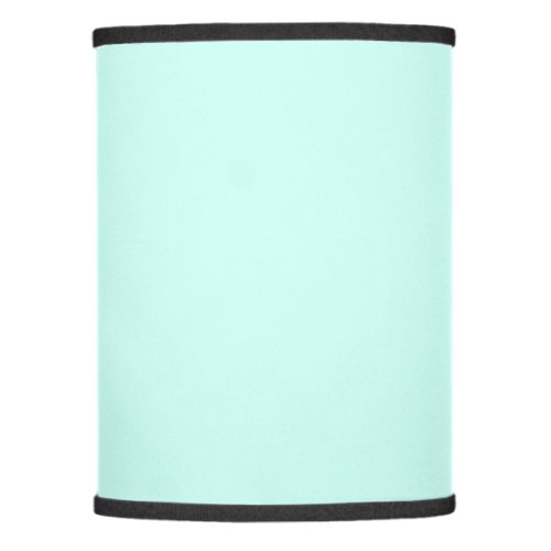 Solid cameo green mint soft turquoise lamp shade