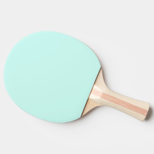 Solid cameo green mint turquoise soft ping pong paddle
