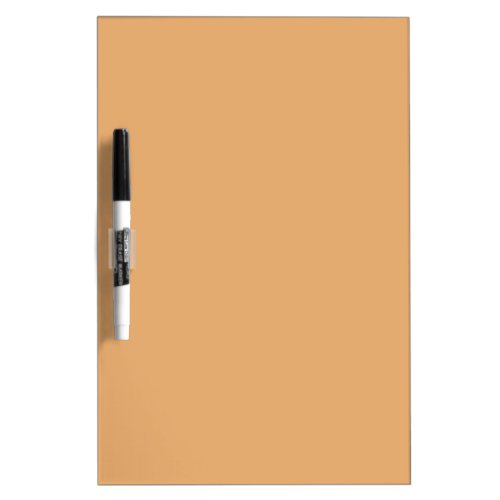 Solid cappuccino beige light brown dry erase board