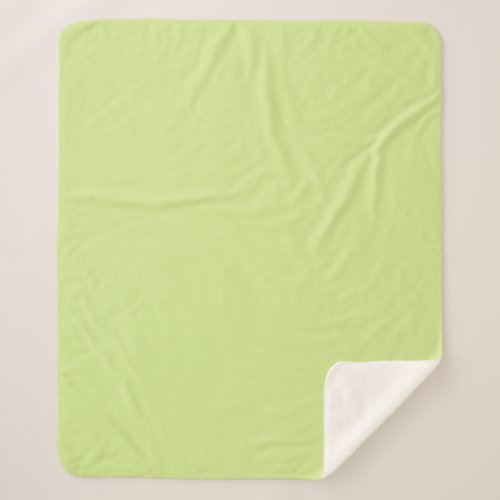 Solid Chartreuse Green by Premium Collections Sherpa Blanket