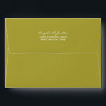 Solid Chartreuse Green Envelope<br><div class="desc">Make your invitations stand out with this solid chartreuse green color envelope. Personalize this design with your own return address on the back flap.</div>