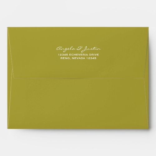 Solid Chartreuse Green Envelope