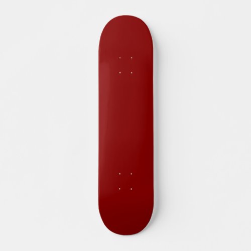 Solid cherry red maroon skateboard