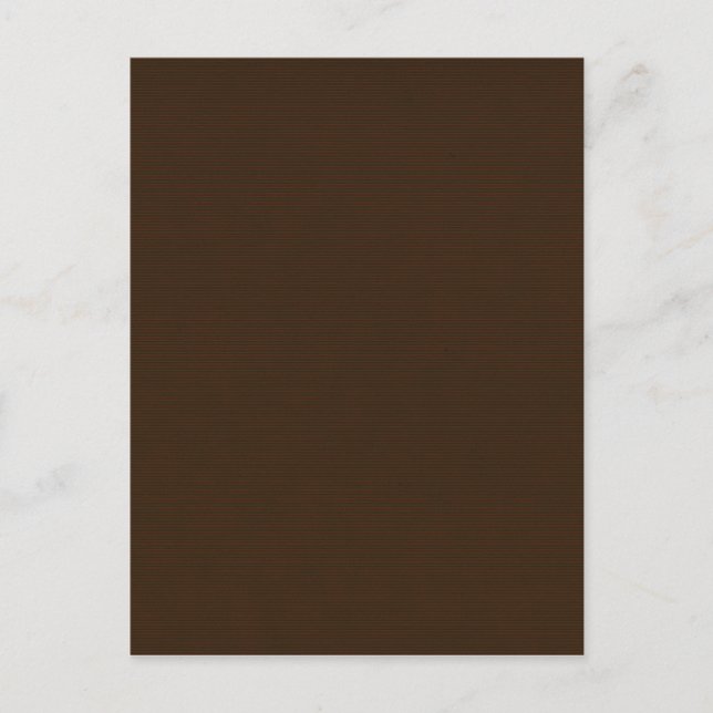 SOLID CHOCOLATE BROWN BACKGROUND TEMPLATE TEXTURE POSTCARD (Front)
