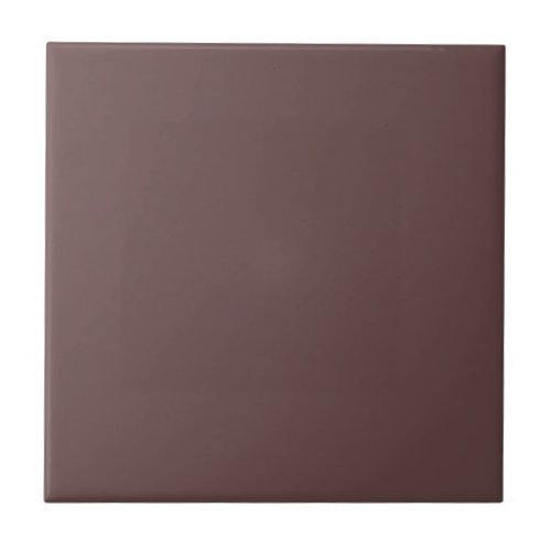 Solid Chocolate Brown Ceramic Tile 2