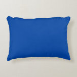 Solid Cobalt Blue Accent Pillow at Zazzle
