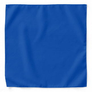 Solid Cobalt Blue Bandana