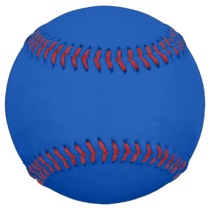 Solid Cobalt Blue Design Softball