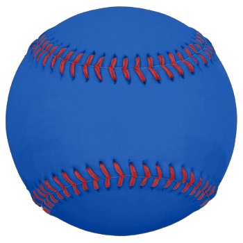 Solid Cobalt Blue Design Softball by kahmier at Zazzle