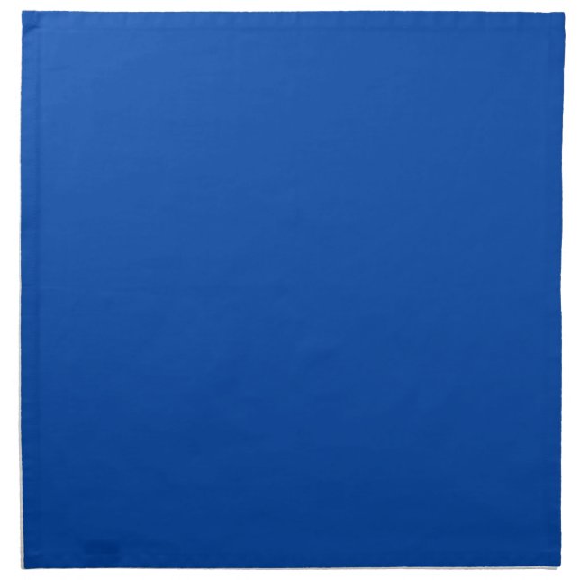 Solid Cobalt Blue Napkin (Front)