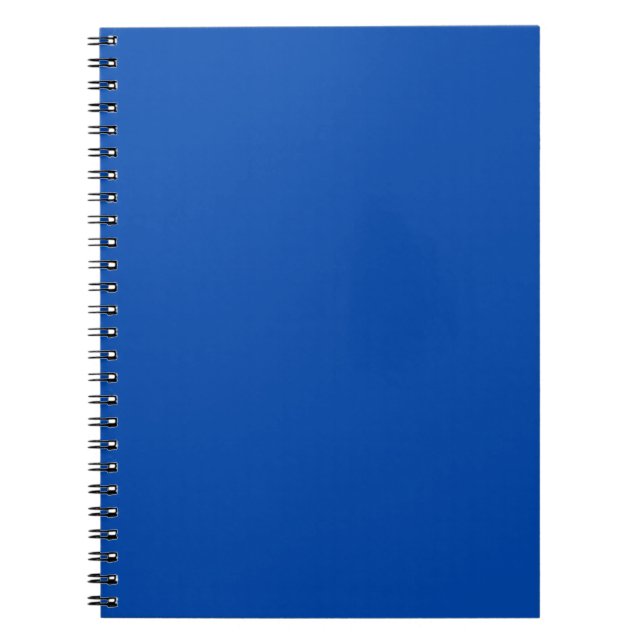 Solid Cobalt Blue Notebook (Front)