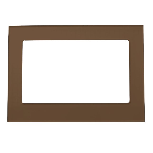 Solid cocoa brown magnetic frame (Front)