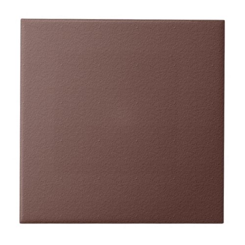 Solid Cognac Brown Ceramic Tile