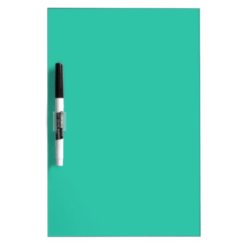 Solid cold green dry erase board
