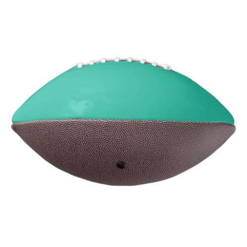 Solid cold green football
