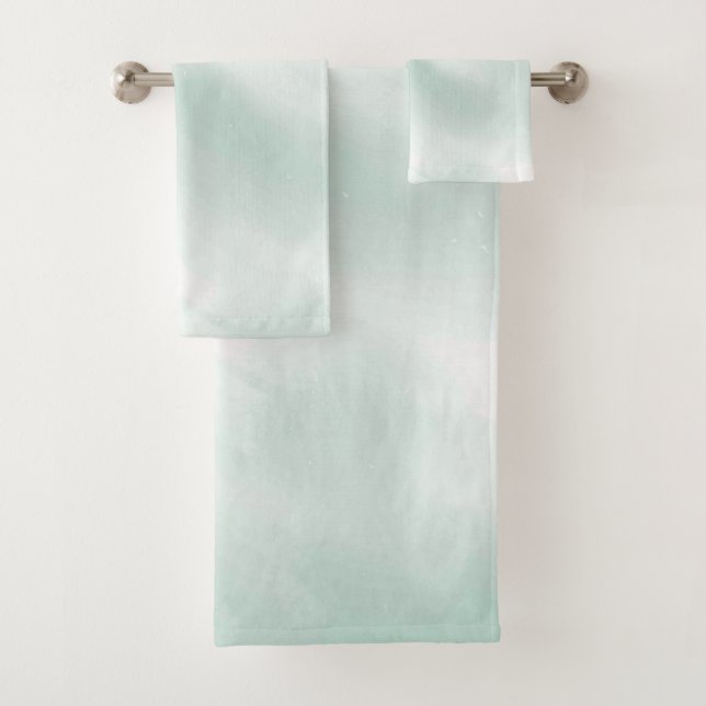 Solid Color American Bath Towel Set (Insitu)
